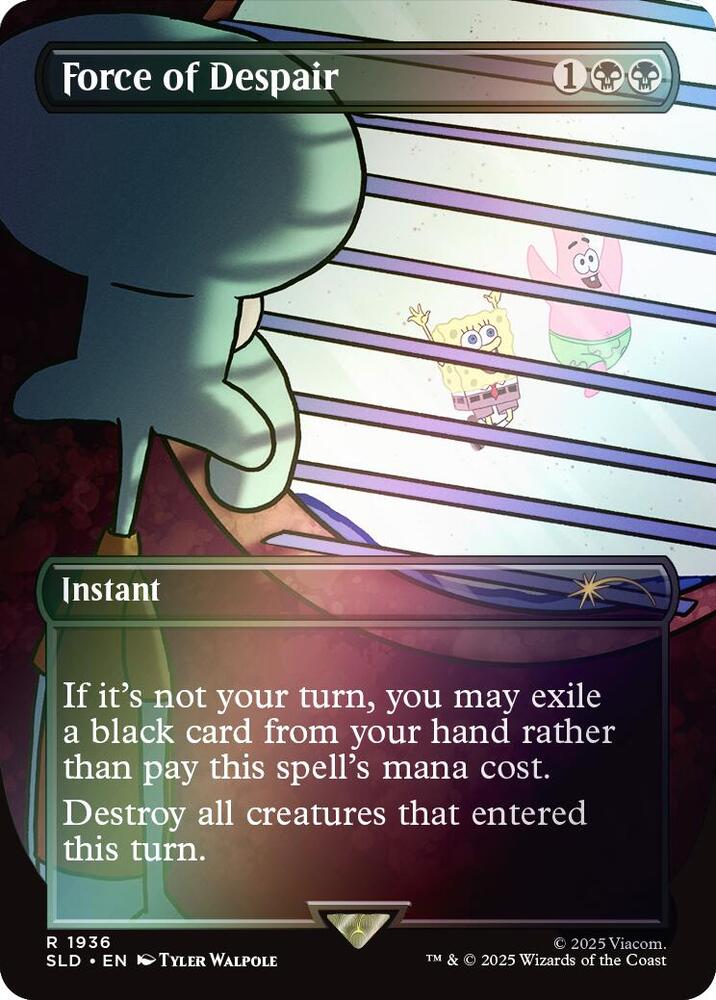 Force of Despair (Rainbow Foil) 1936 card from Secret Lair Drop Series