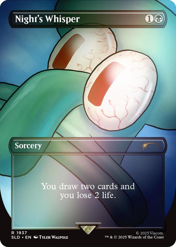 Night's Whisper (Rainbow Foil) 1937 card from Secret Lair Drop Series