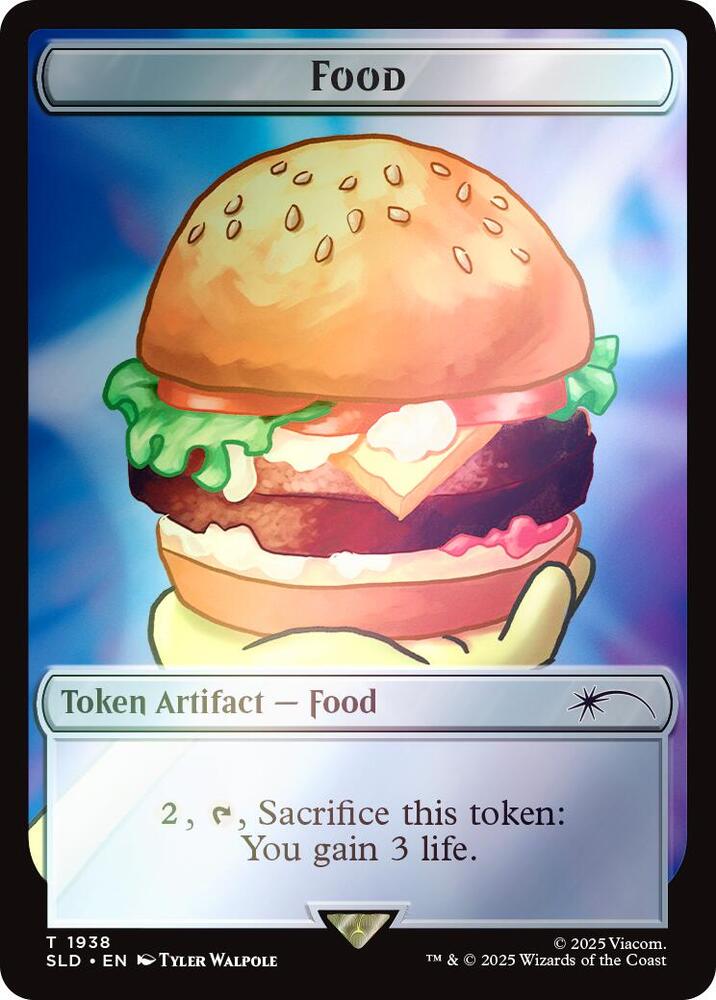 Food Token (Rainbow Foil) 1938 card from Secret Lair Drop Series
