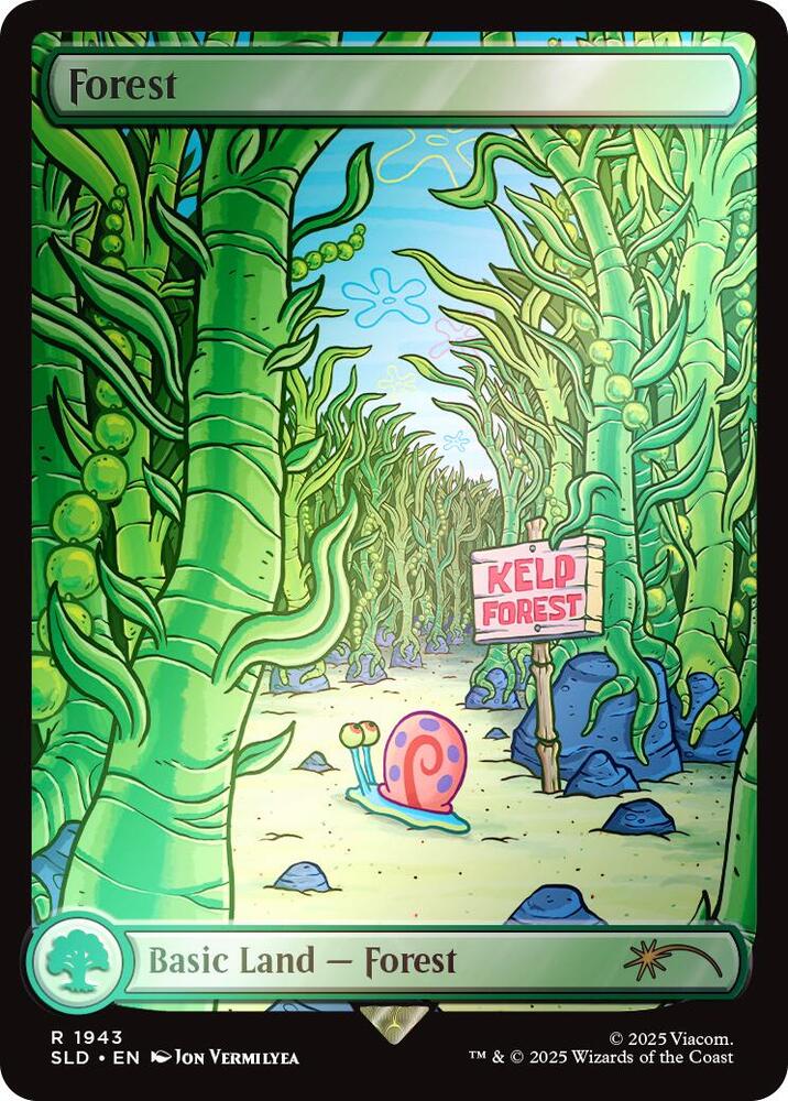 Forest (Rainbow Foil) 1943 card from Secret Lair Drop Series