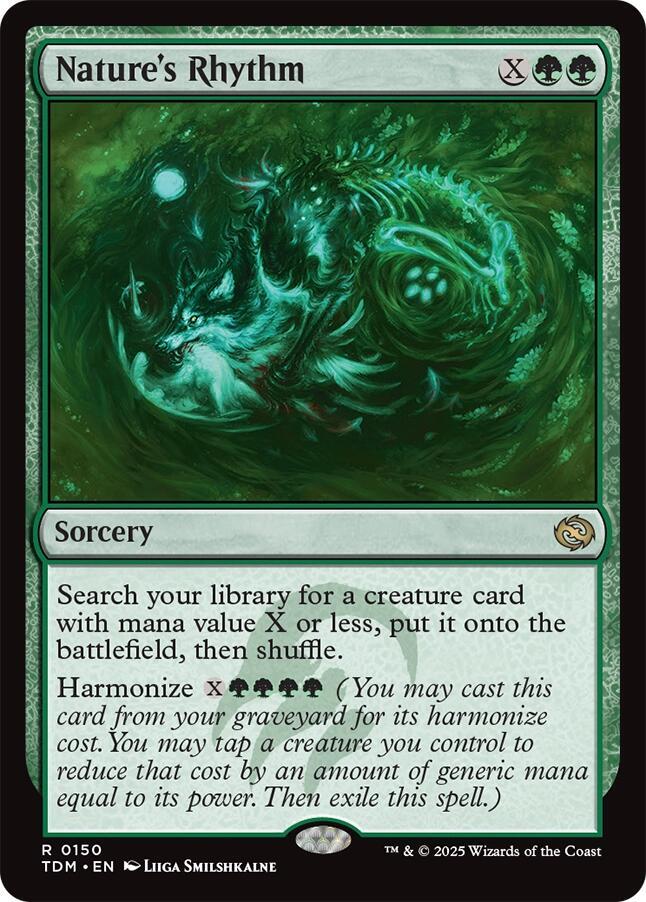 Nature's Rhythm 150 card from Tarkir: Dragonstorm