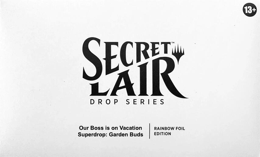 Secret Lair Drop: Our Boss is on Vacation Superdrop: Garden Buds - Rainbow Foil Edition card from Secret Lair Drop Series