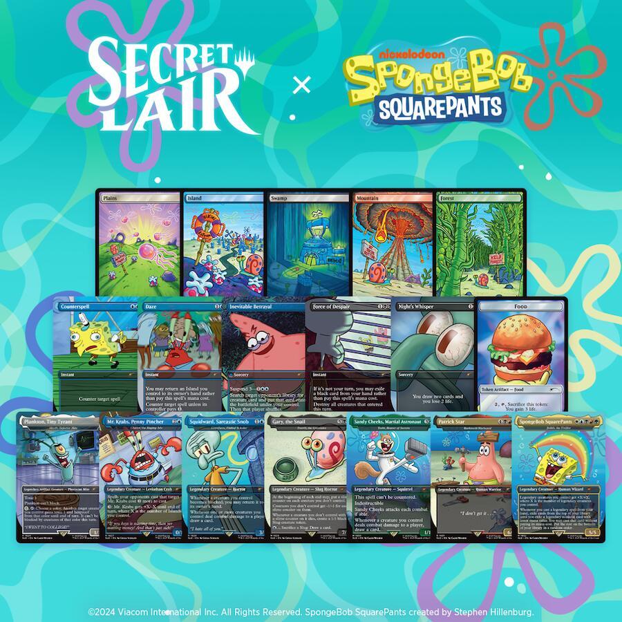 Secret Lair Drop: Our Boss is on Vacation Superdrop: Spongebob Squarepants Bundle - Non-Foil Edition card from Secret Lair Drop Series