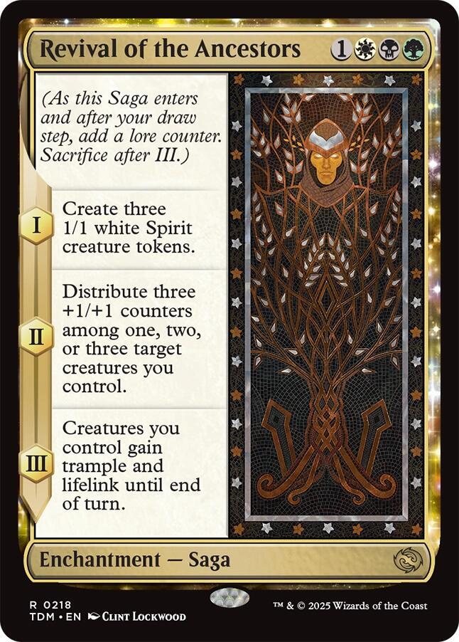 Revival of the Ancestors 218 card from Tarkir: Dragonstorm