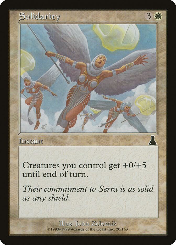 Solidarity 20 card from Urza's Destiny