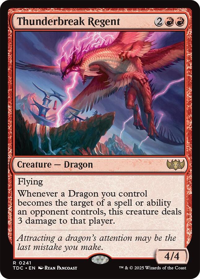 Thunderbreak Regent 241 card from Commander: Tarkir: Dragonstorm