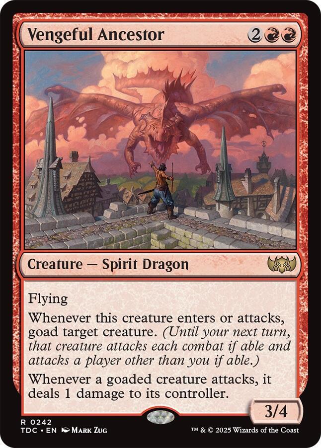 Vengeful Ancestor 242 card from Commander: Tarkir: Dragonstorm