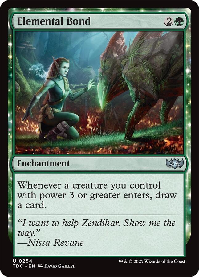 Elemental Bond 254 card from Commander: Tarkir: Dragonstorm