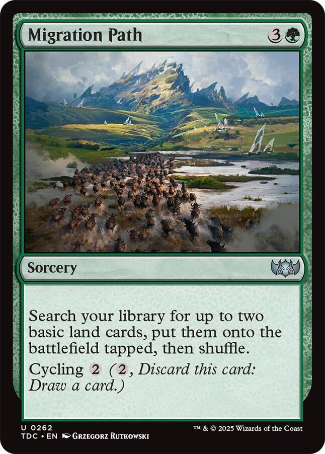 Migration Path 262 card from Commander: Tarkir: Dragonstorm