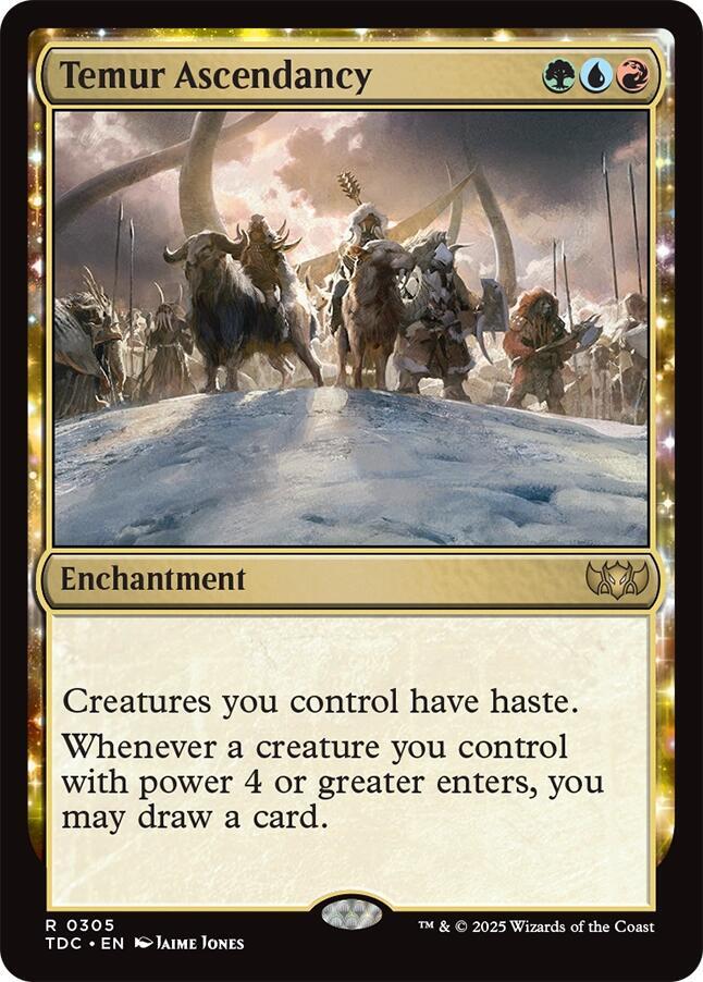 Temur Ascendancy 305 card from Commander: Tarkir: Dragonstorm