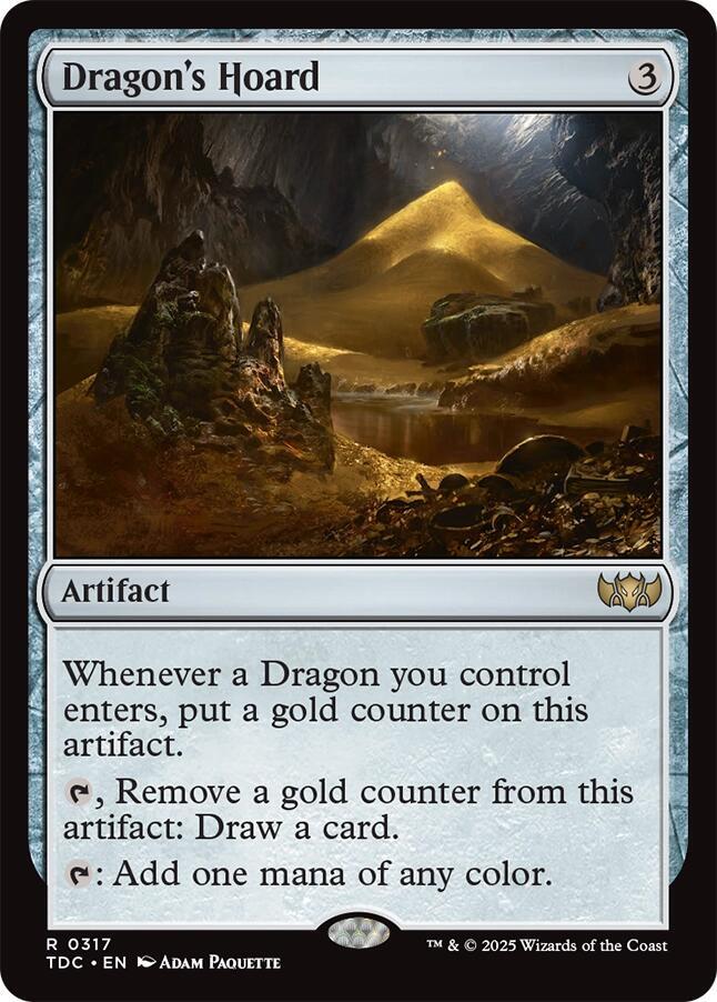 Dragon's Hoard 317 card from Commander: Tarkir: Dragonstorm
