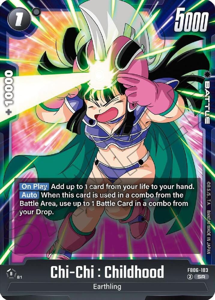 Chi-Chi : Childhood FB06-103 card from Rivals Clash