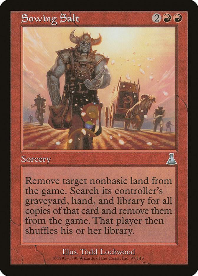 Sowing Salt 97 card from Urza's Destiny