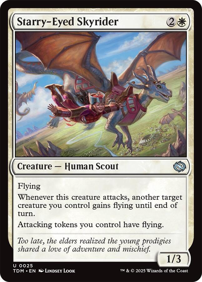 Starry-Eyed Skyrider 25 card from Tarkir: Dragonstorm
