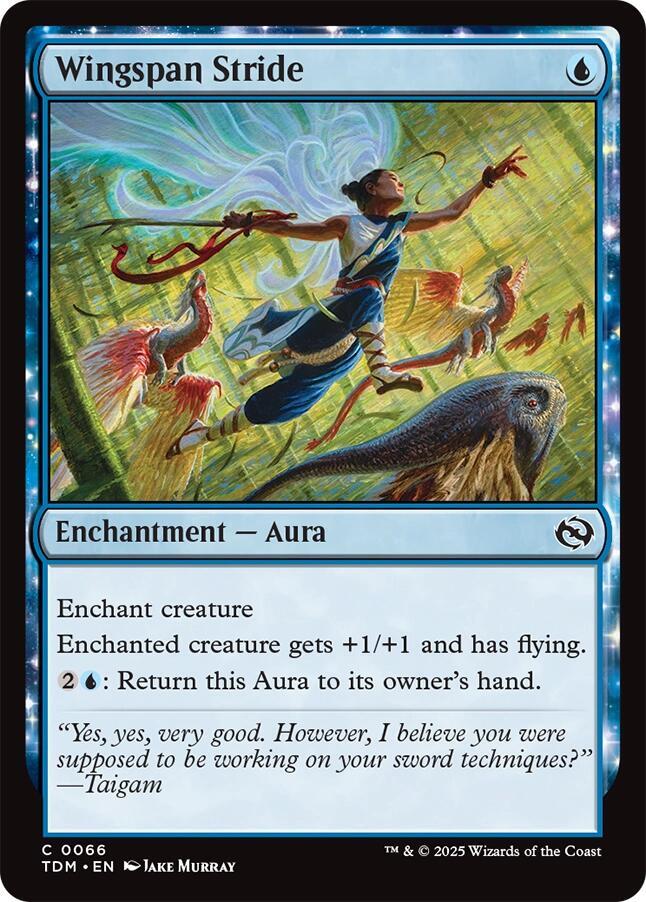 Wingspan Stride 66 card from Tarkir: Dragonstorm