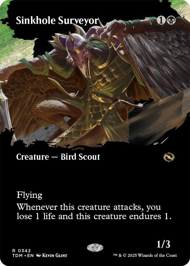 Sinkhole Surveyor (Borderless) 342 card from Tarkir: Dragonstorm