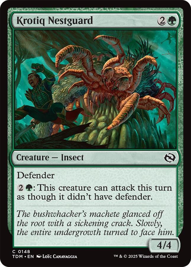 Krotiq Nestguard 148 card from Tarkir: Dragonstorm