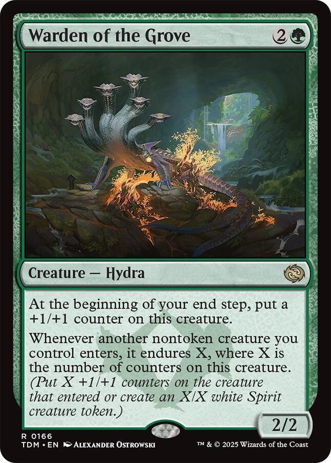 Warden of the Grove 166 card from Tarkir: Dragonstorm