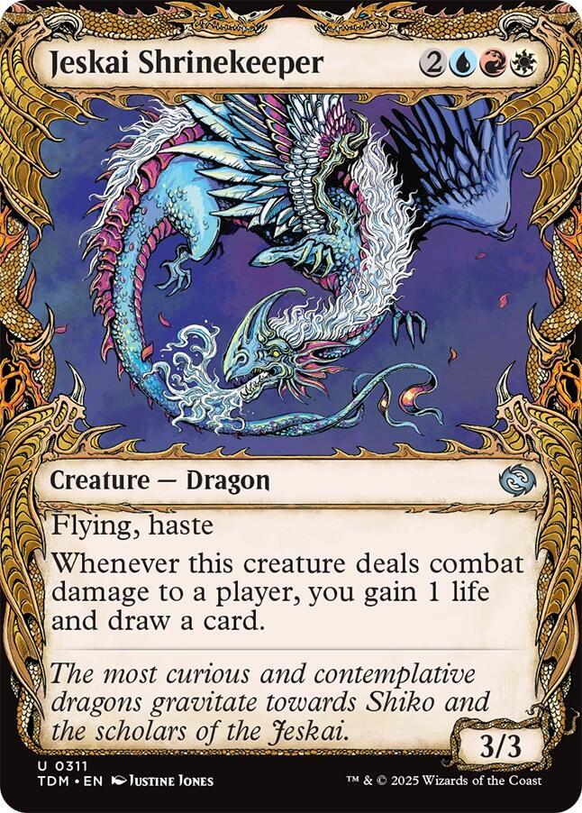 Jeskai Shrinekeeper (Showcase) 311 card from Tarkir: Dragonstorm