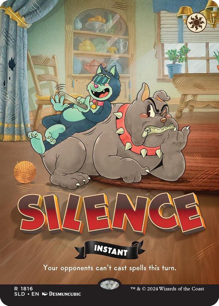 Silence 1816 card from Secret Lair Drop Series