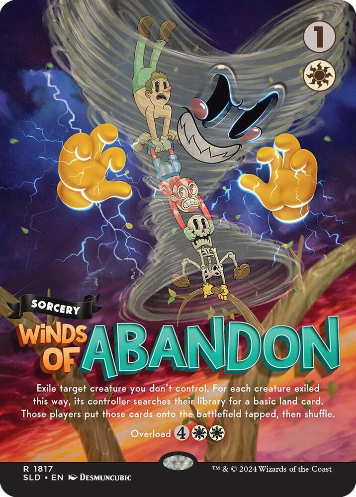 Winds of Abandon 1817 card from Secret Lair Drop Series