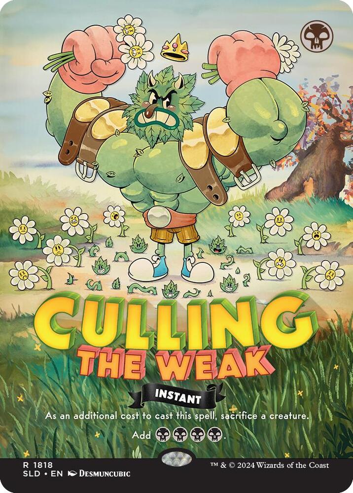Culling the Weak 1818 card from Secret Lair Drop Series