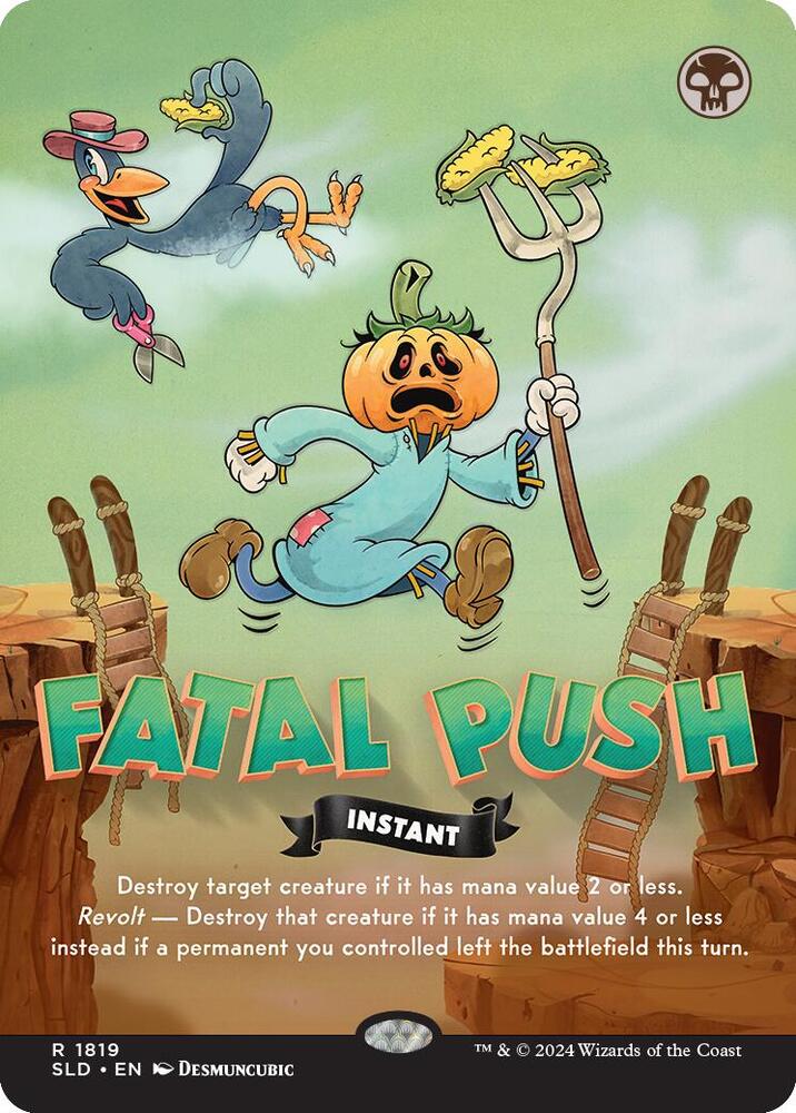 Fatal Push 1819 card from Secret Lair Drop Series