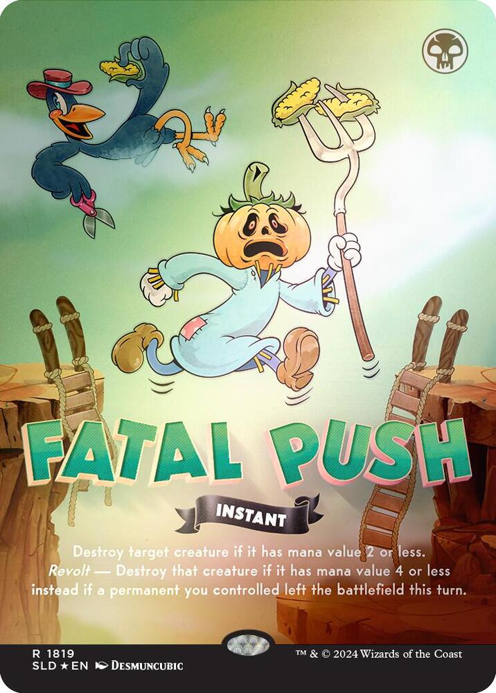Fatal Push (Rainbow Foil) 1819 card from Secret Lair Drop Series