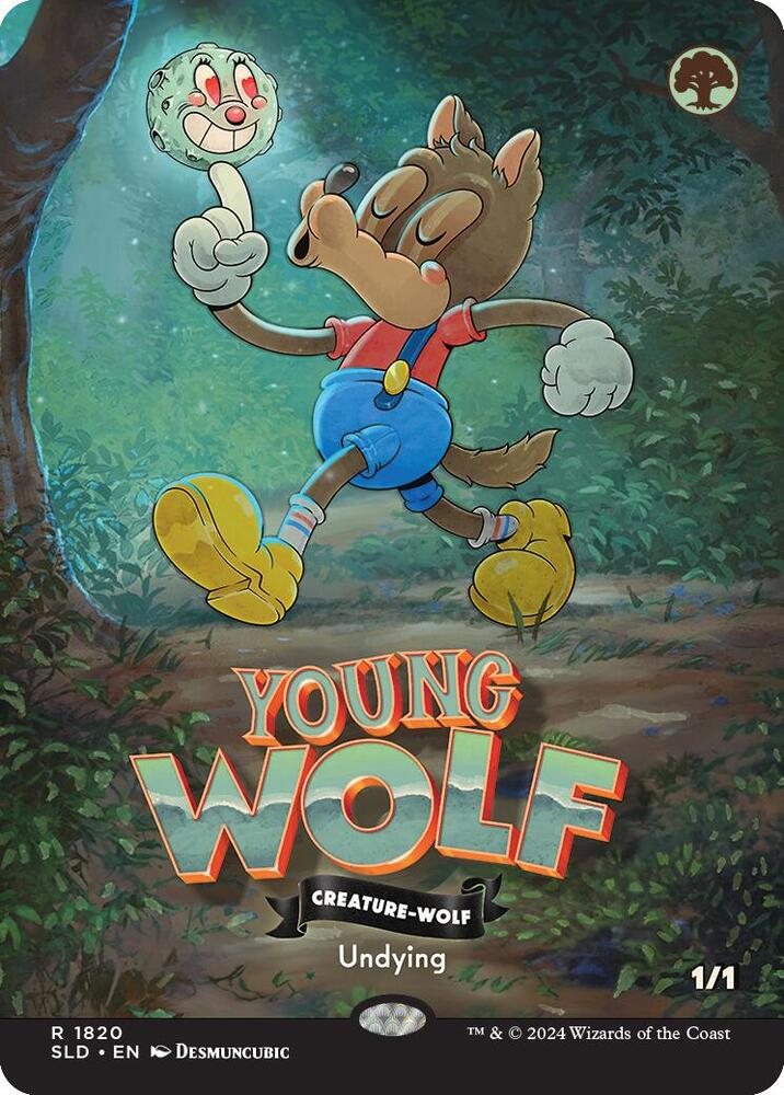 Young Wolf 1820 card from Secret Lair Drop Series