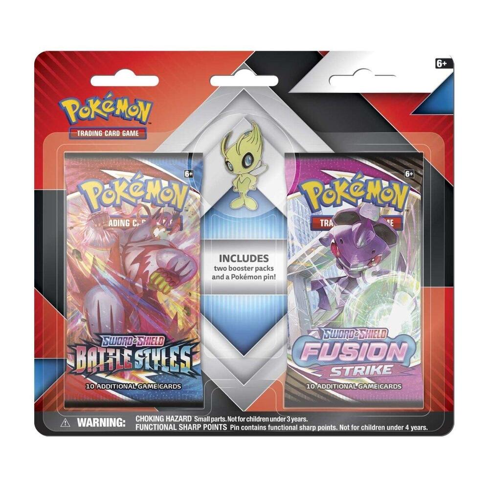 2 Booster Packs & Celebi Collector's Pin card from Miscellaneous Cards & Products