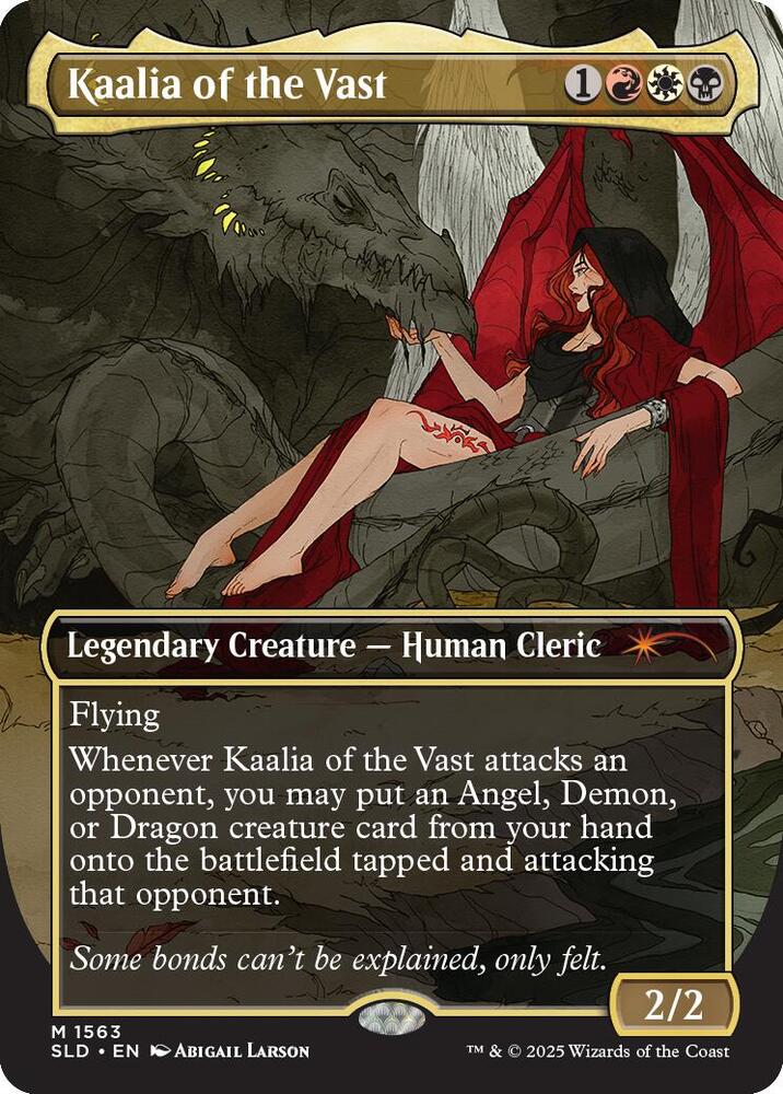 Kaalia of the Vast 1563 card from Secret Lair Drop Series