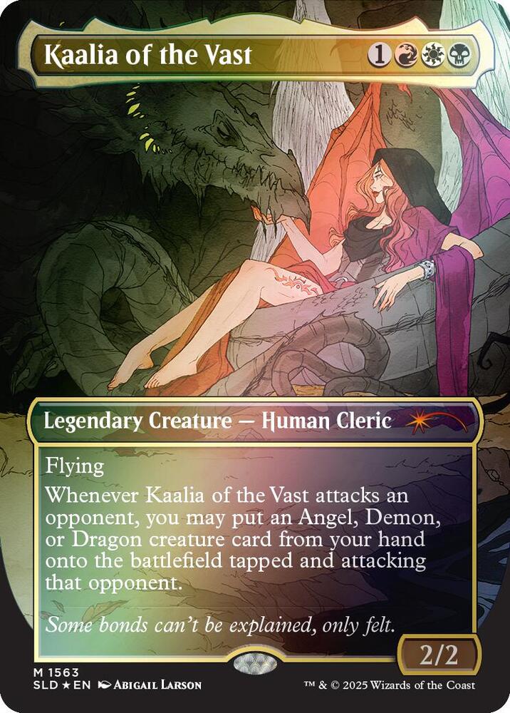 Kaalia of the Vast (Rainbow Foil) 1563 card from Secret Lair Drop Series