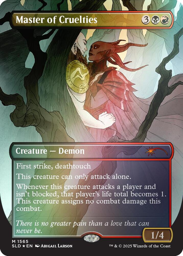 Master of Cruelties (Rainbow Foil) 1565 card from Secret Lair Drop Series