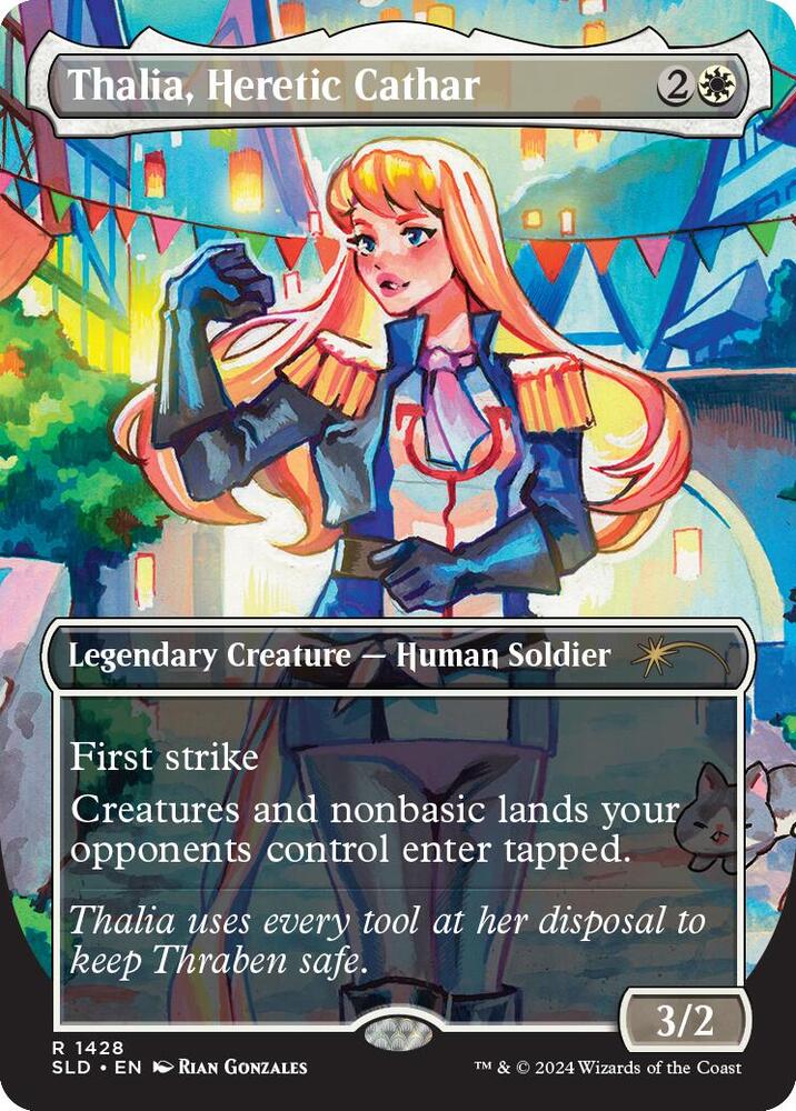 Thalia, Heretic Cathar 1428 card from Secret Lair Drop Series