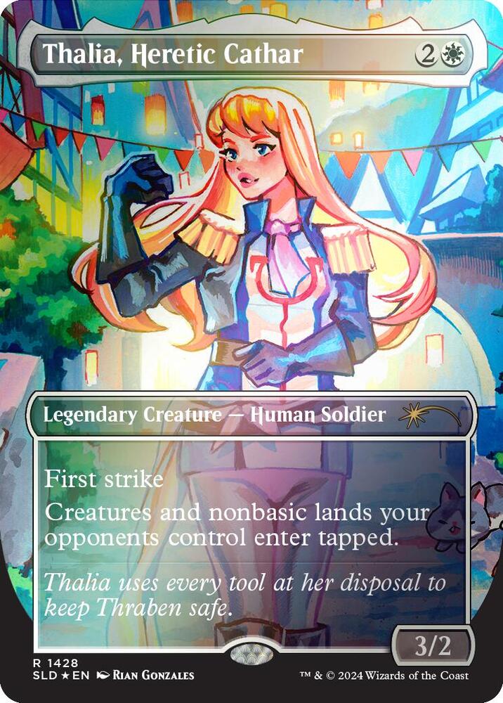 Thalia, Heretic Cathar (Rainbow Foil) 1428 card from Secret Lair Drop Series