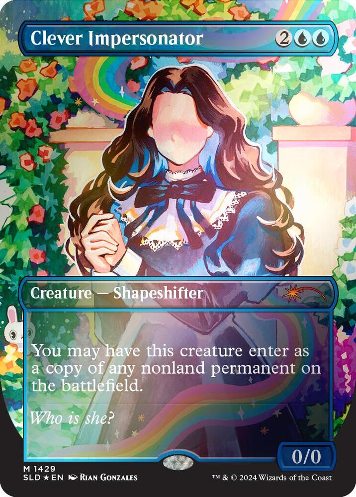 Clever Impersonator (Rainbow Foil) 1429 card from Secret Lair Drop Series