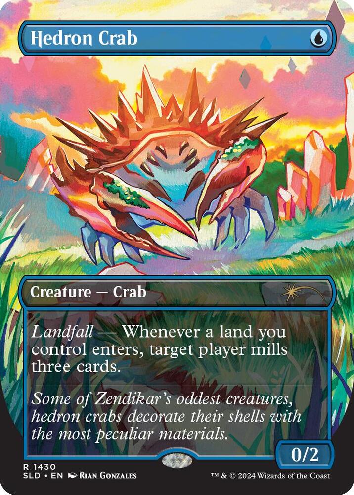 Hedron Crab 1430 card from Secret Lair Drop Series