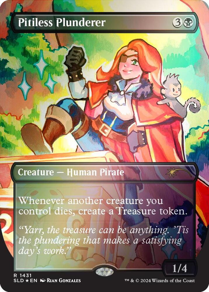 Pitiless Plunderer (Rainbow Foil) 1431 card from Secret Lair Drop Series