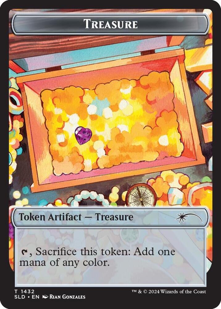 Treasure Token 1432 card from Secret Lair Drop Series