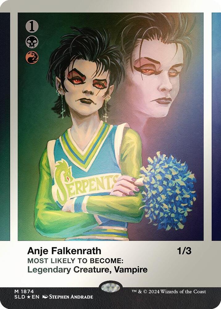 Anje Falkenrath (Rainbow Foil) 1874 card from Secret Lair Drop Series