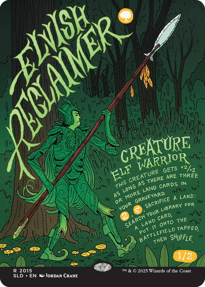 Elvish Reclaimer 2015 card from Secret Lair Drop Series