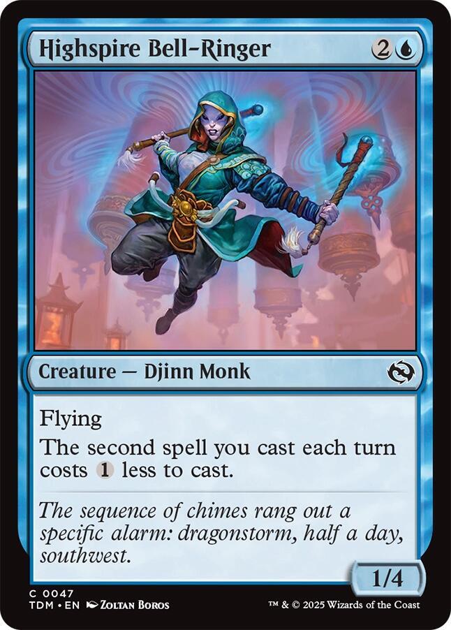 Highspire Bell-Ringer 47 card from Tarkir: Dragonstorm