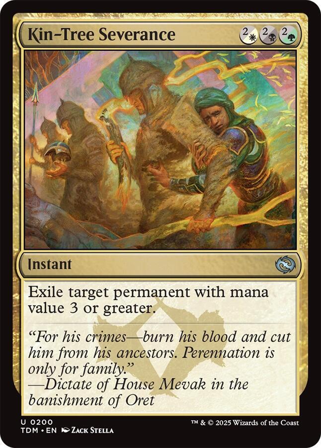 Kin-Tree Severance 200 card from Tarkir: Dragonstorm