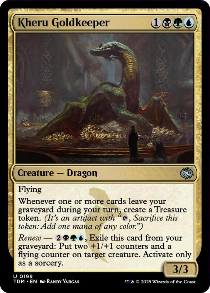Kheru Goldkeeper 199 card from Tarkir: Dragonstorm