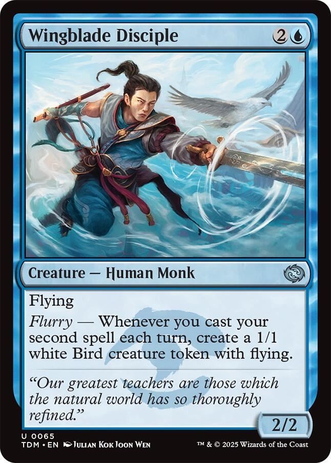 Wingblade Disciple 65 card from Tarkir: Dragonstorm