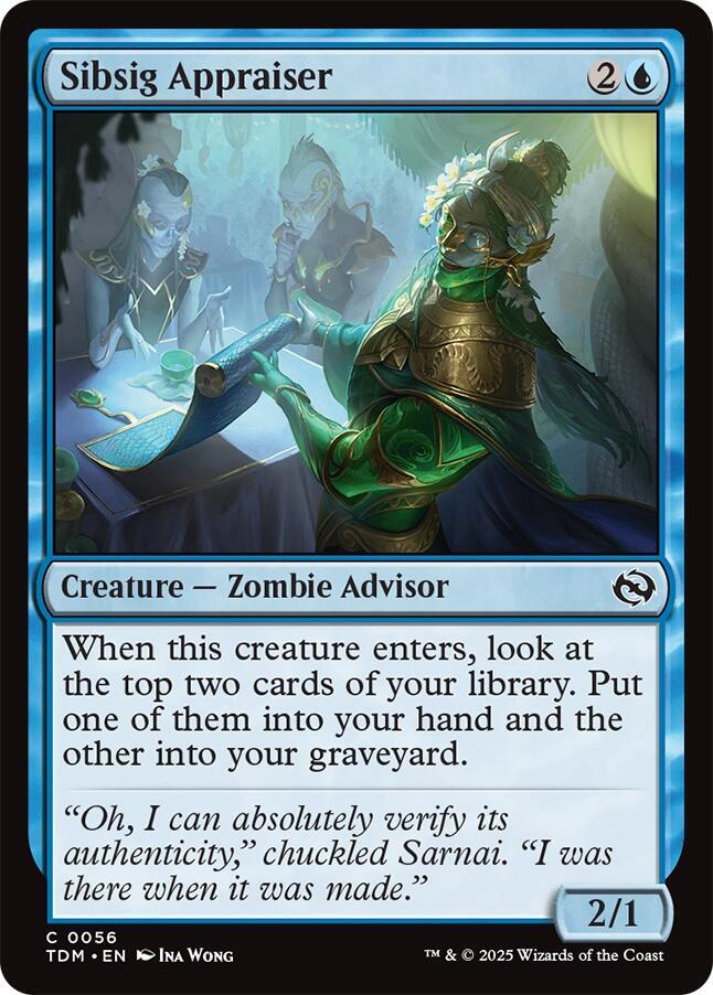 Sibsig Appraiser 56 card from Tarkir: Dragonstorm