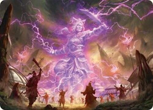 Smile at Death Art Card (4/54) card from Art Series: Tarkir: Dragonstorm