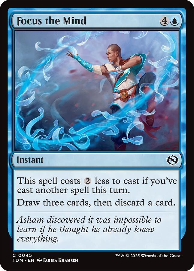 Focus the Mind 45 card from Tarkir: Dragonstorm