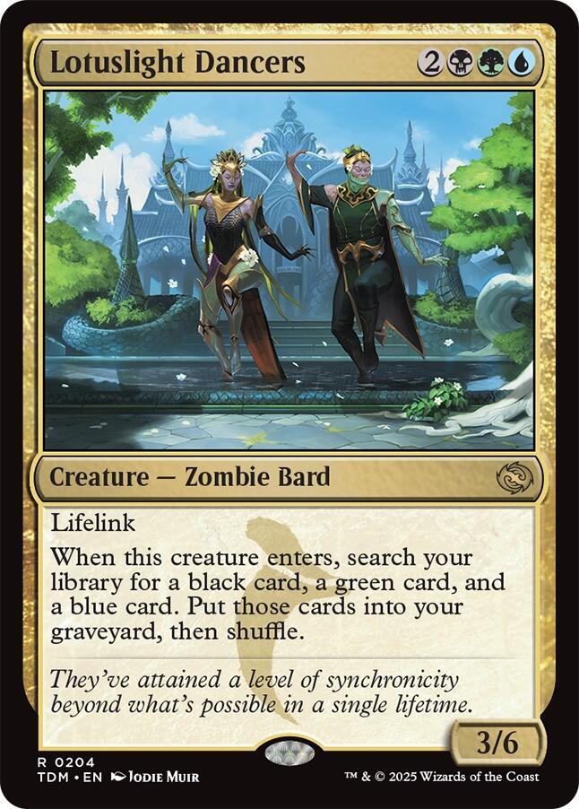 Lotuslight Dancers 204 card from Tarkir: Dragonstorm
