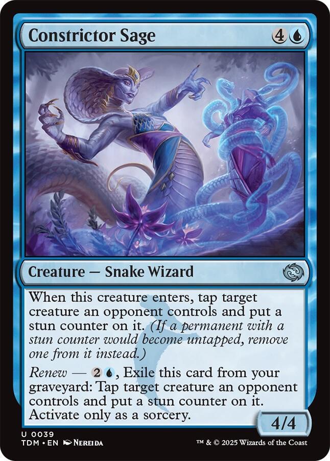 Constrictor Sage 39 card from Tarkir: Dragonstorm